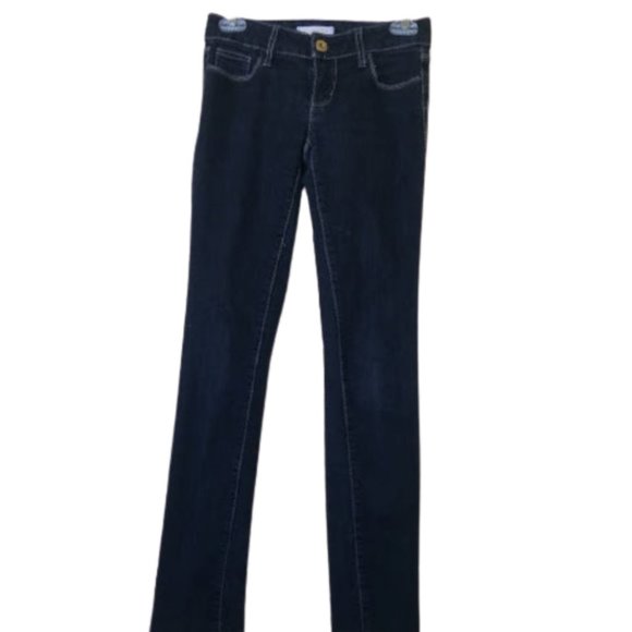 Dark Denim Skinny Jeans Women Size 1 - Picture 1 of 2